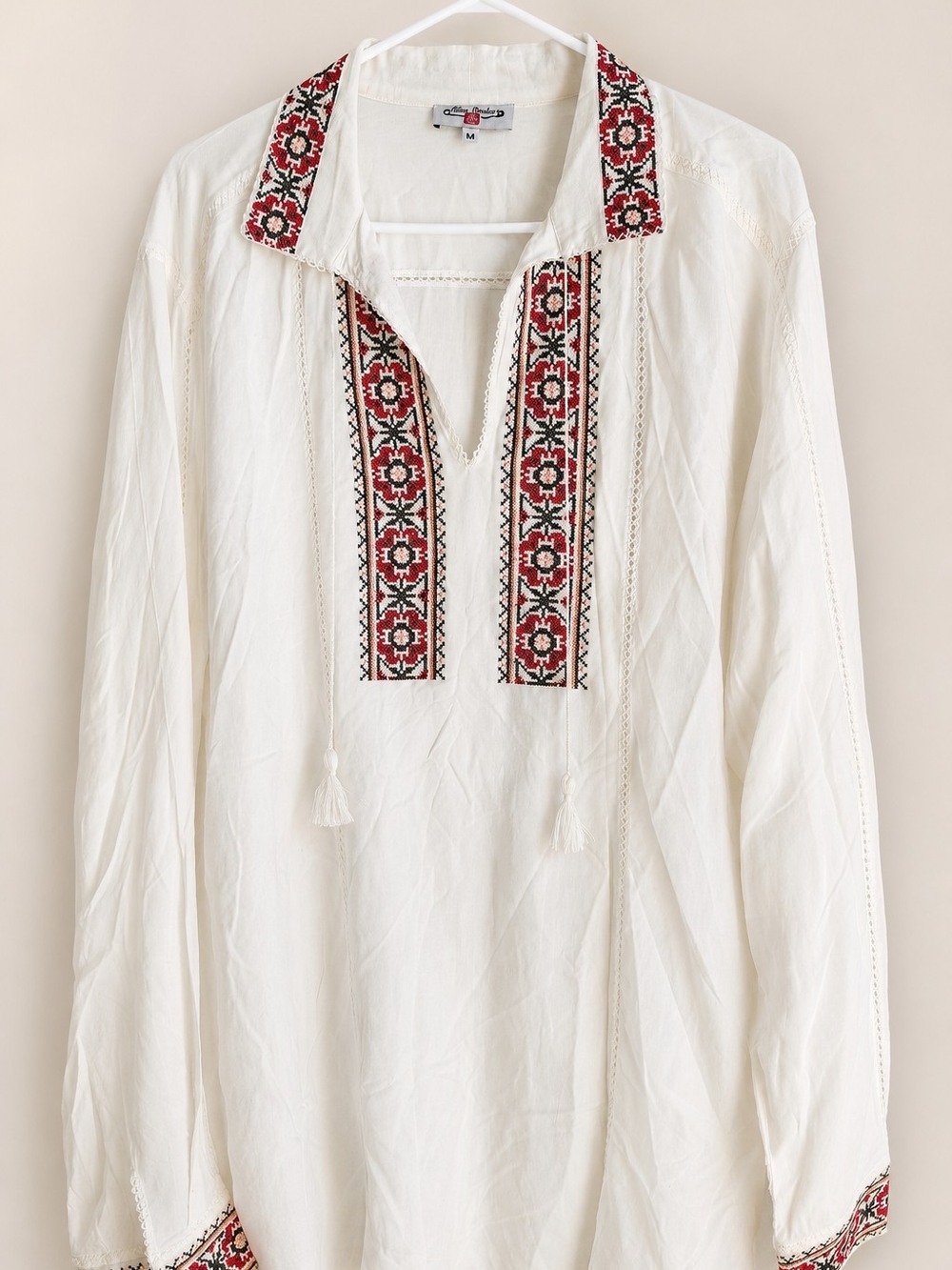 Alina Bradu Boho Embroidered blouse